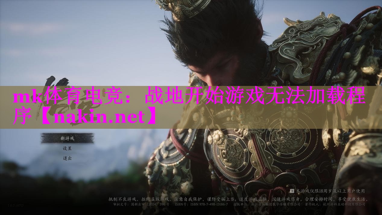 mk体育电竞：战地开始游戏无法加载程序