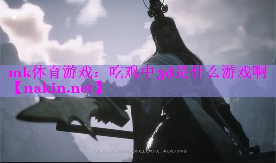 吃鸡中3d是什么游戏啊