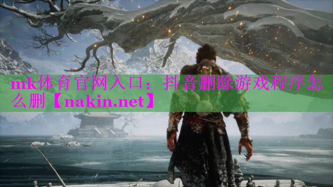 抖音删除游戏程序怎么删